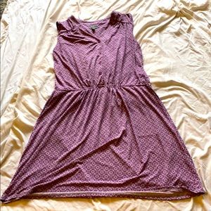 Purple tank dress